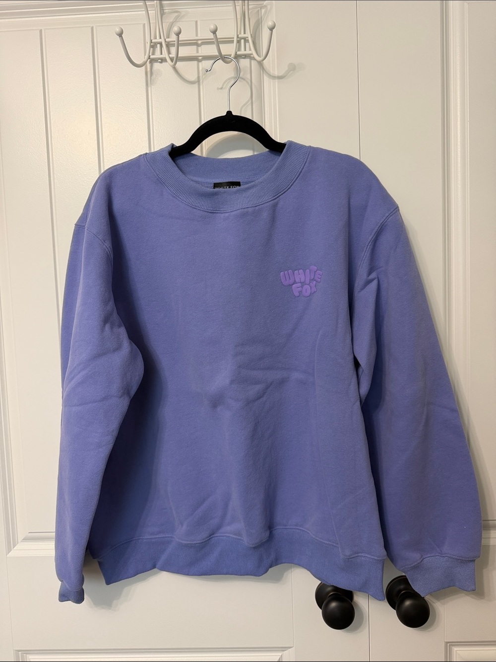 White Fox Boutique Lavender Crewneck Sweatshirt EUC